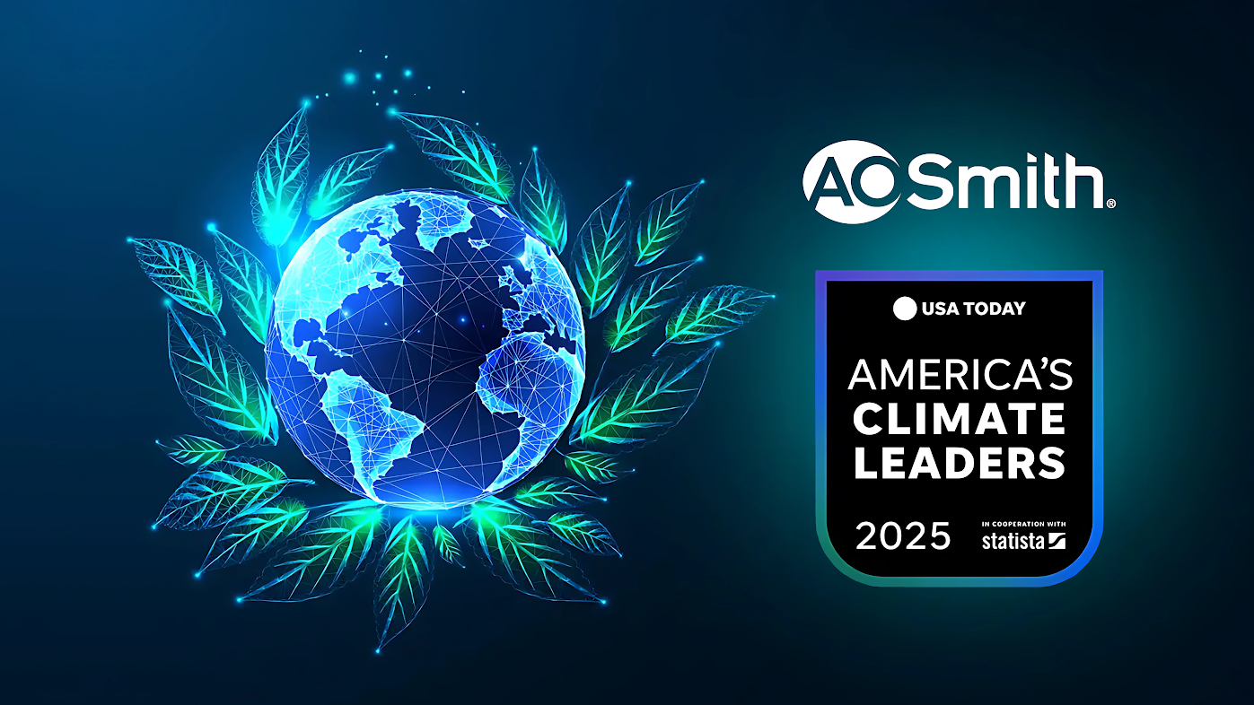 A.O Smith recognized as one of the Americas Climate Change Leaders 2025