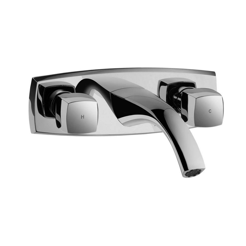 Jaquar Arc ARC-CHR-87433 3-Hole Basin Mixer Wall Mounted