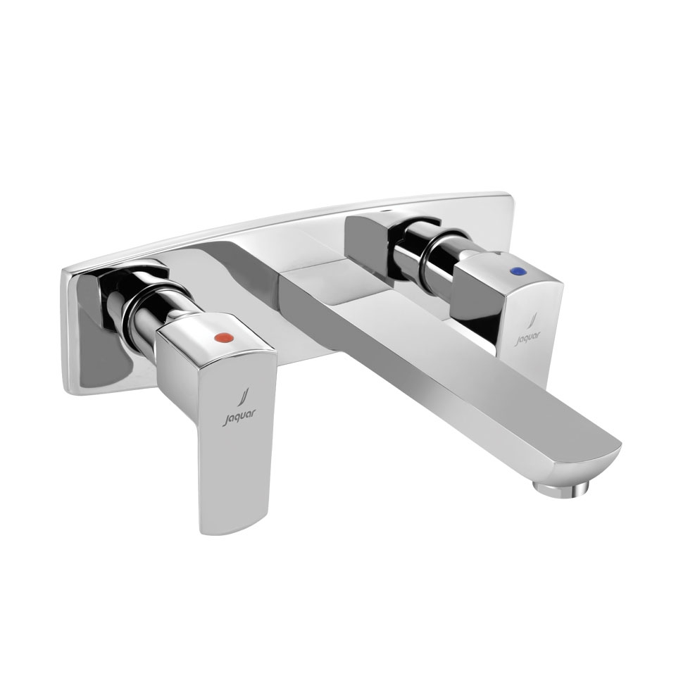 Jaquar Kubix Prime KUP-CHR-35433PM 3-Hole Basin Mixer Wall Mounted