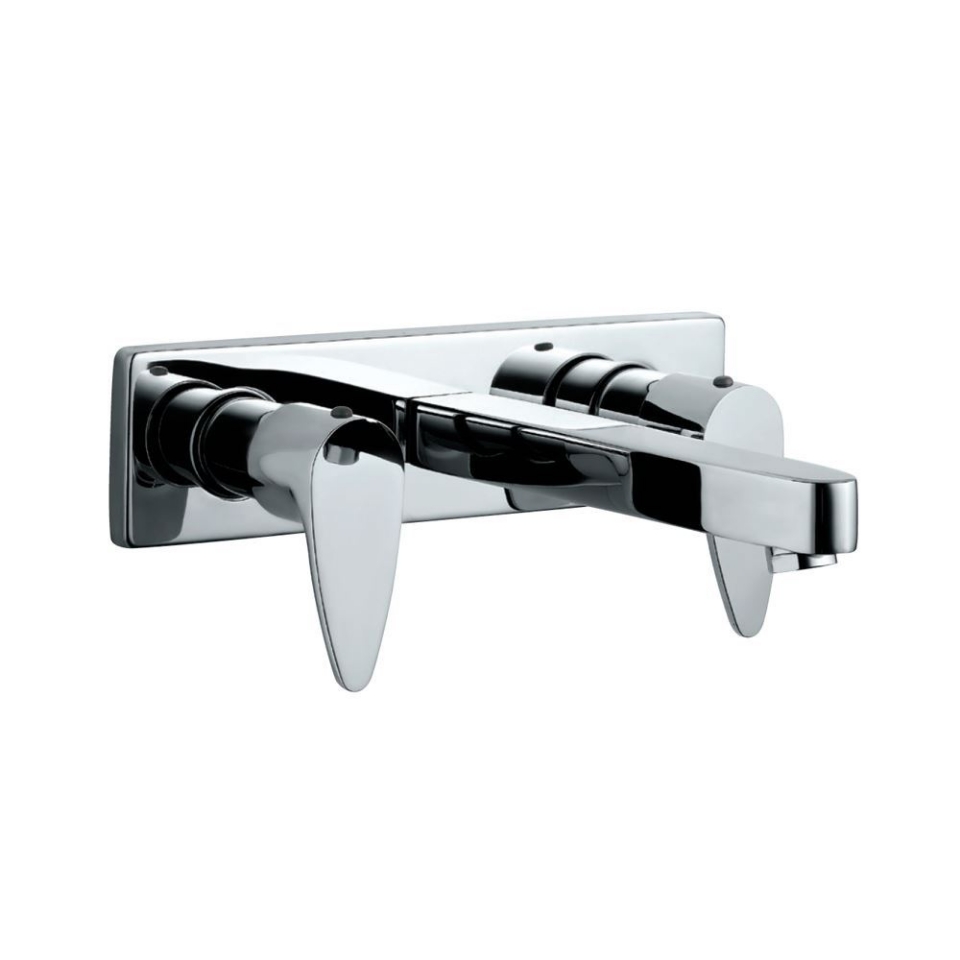 Jaquar Vignette Prime VGP-CHR-81433 3-Hole Basin Mixer Wall Mounted