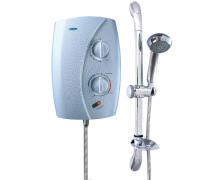 BlueWave 301 Shower Heater, 3.5kW, Chrome accessories