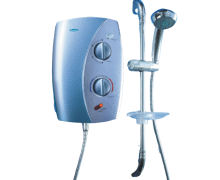 BlueWave 301-E Shower Heater, 3.5kW, w/ ELCB