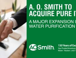 A.O. Smith to Acquire Pureit: A Major Expansion in Water Purification