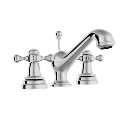 Jaquar Queen's QQT-CHR-7191 3-Hole Basin Mixer With Pop-Up-Waste