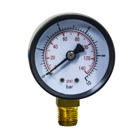 pressure gauge bottom connection