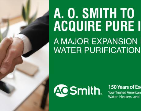 A.O. Smith to Acquire Pureit: A Major Expansion in Water Purification