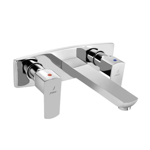 Jaquar Kubix Prime KUP-CHR-35433PM 3-Hole Basin Mixer Wall Mounted