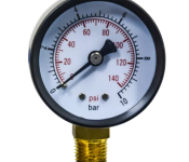 pressure gauge bottom connection