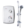 BlueWave 401 Shower Heater, 3.5kW, Chrome accessories