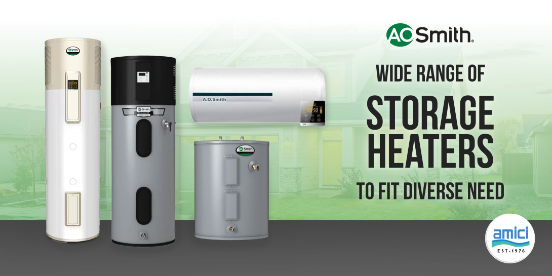 Widest range of water heater